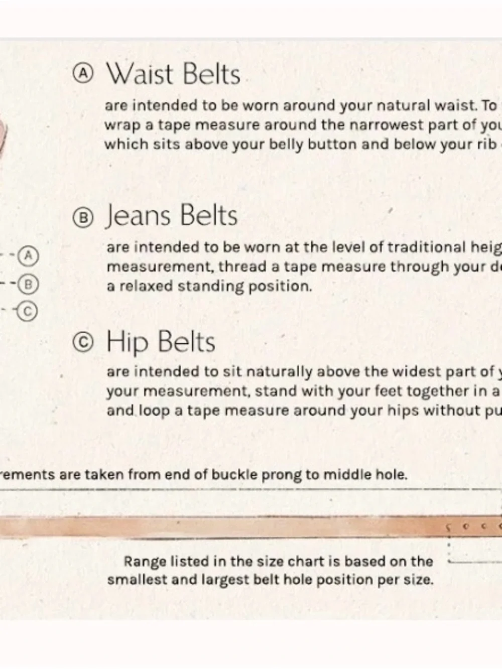 We The Free Triple Threat Perforated Leather Belt in Cowboy, Size S